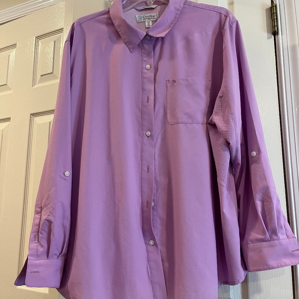 Coolibar XXL Sun Shirt Pink Purple